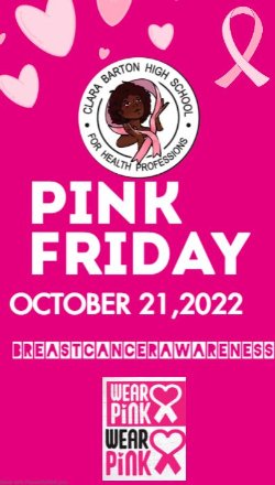 Wear pink on Friday October 21st